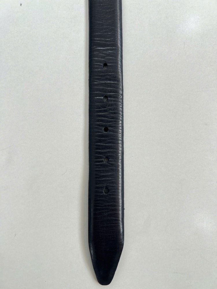 Thắt lưng da nam đen bản 3cm, eo 118–128cm, ảnh 2/6