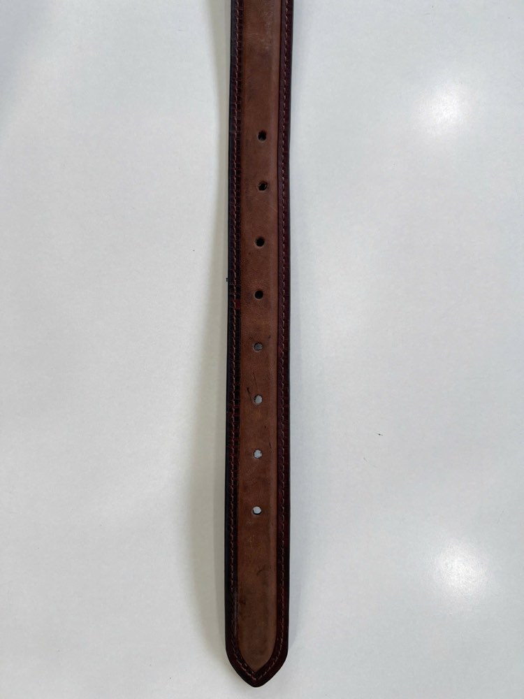 Thắt lưng da nam nâu bò bản 3cm, eo 87–105cm, ảnh 6/8