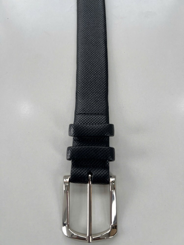 Thắt lưng da nam đen bản 3.5cm, eo 85–95cm, ảnh 7/7