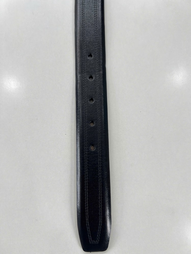 Thắt lưng da nam đen bản 3.5cm, eo 90–100cm, ảnh 4/6
