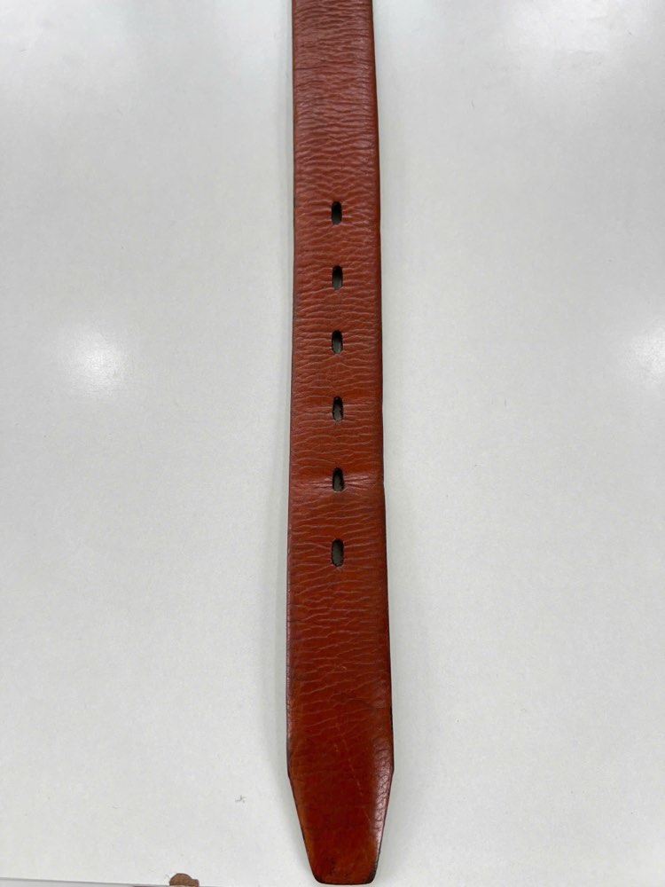 Thắt lưng da nam nâu bò bản 3.5cm, eo 95–105cm, ảnh 4/6