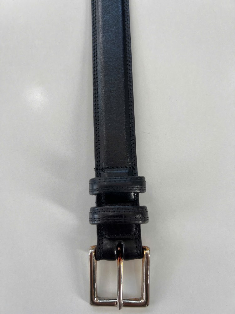 Thắt lưng da nam đen bản 3cm, eo 89–99cm, ảnh 3/8