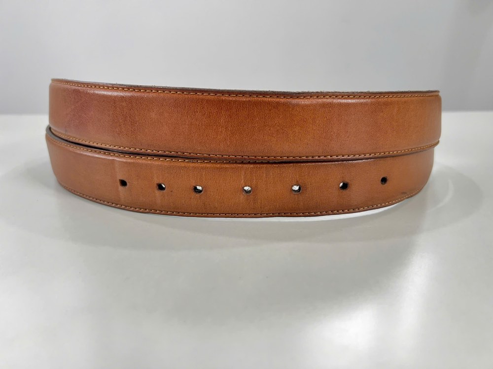 Thắt lưng da nam nâu bò bản 3.5cm, eo 105–115cm, ảnh 7/8