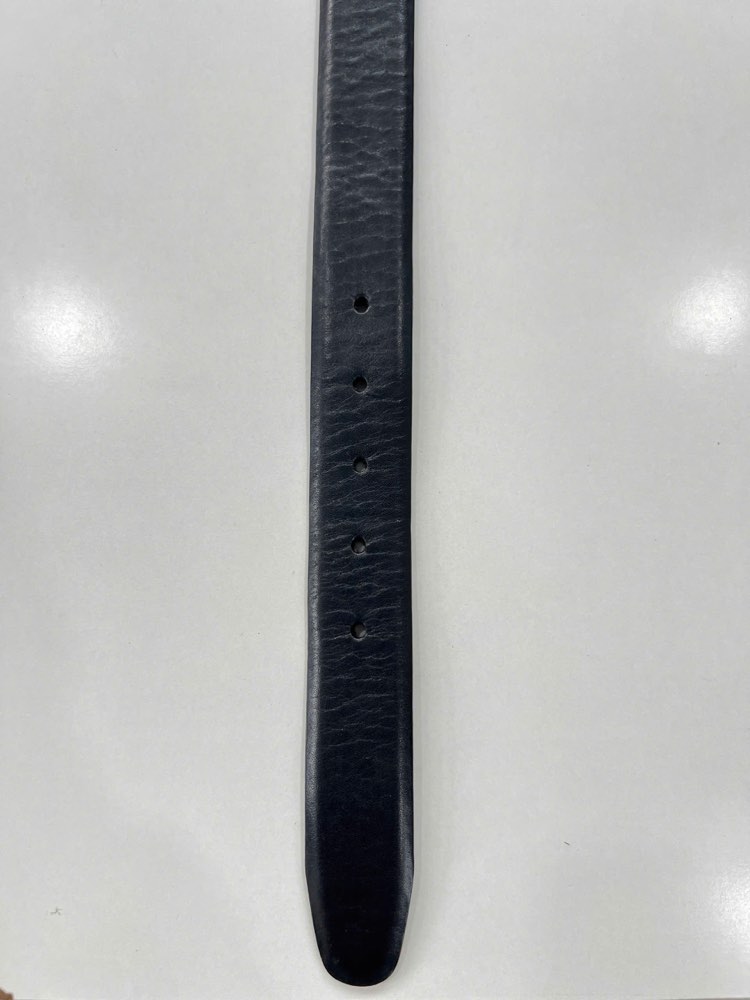 Thắt lưng da nam đen bản 3.5cm, eo 105–115cm, ảnh 2/8