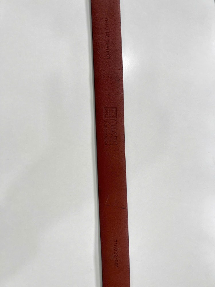 Thắt lưng da nam đen bản 3.5cm, eo 105–115cm, ảnh 3/8
