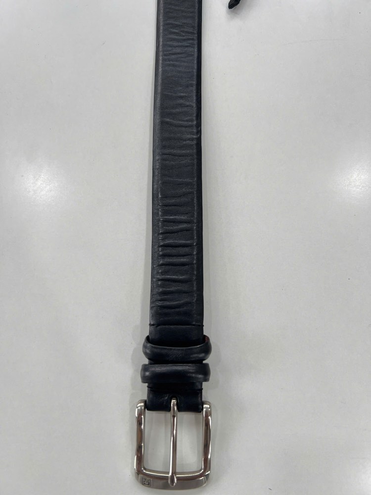 Thắt lưng da nam đen bản 3.5cm, eo 105–115cm, ảnh 4/8