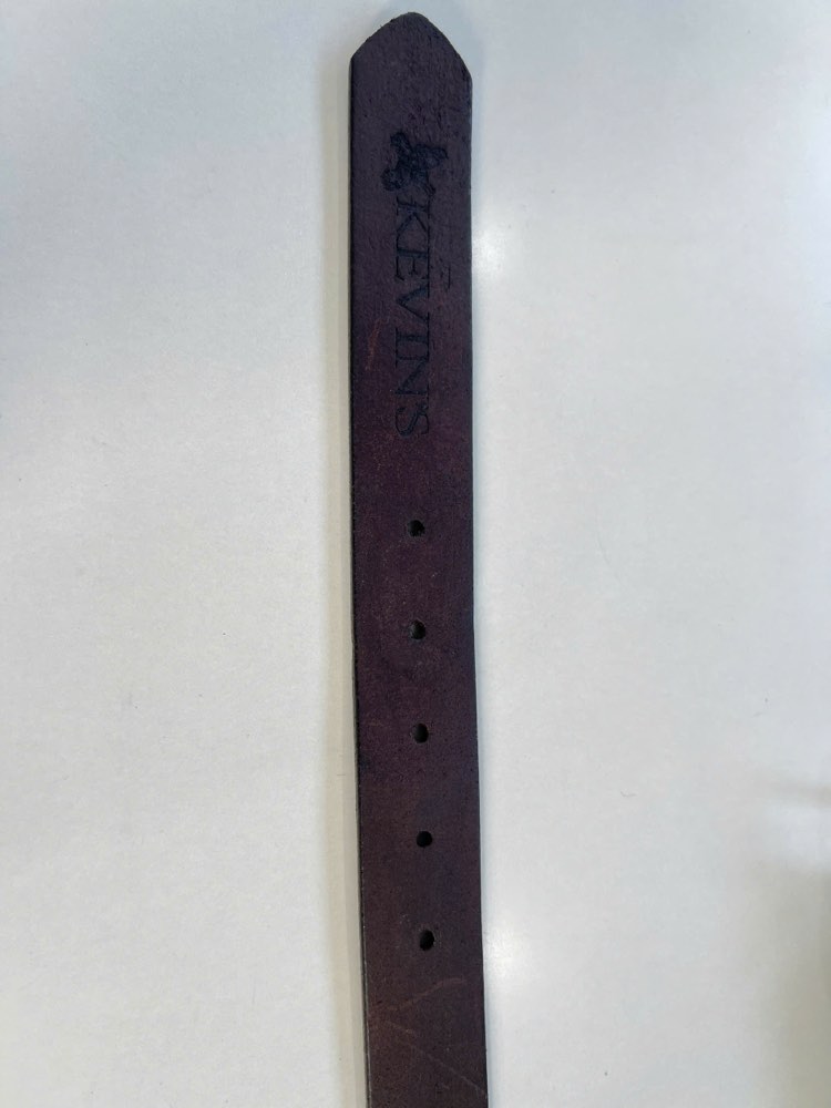 Thắt lưng da nam đen bản 3.3cm, eo 98–108cm, ảnh 4/7