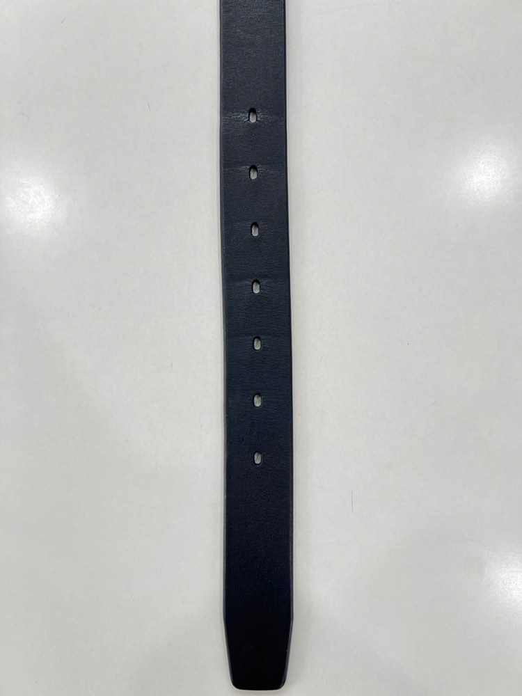Thắt lưng da nam đen bản 3.3cm, eo 105–121cm, ảnh 5/8
